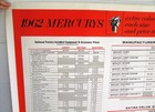 1962 Mercury Dealer Showroom Poster Options   Prices Comet Meteor Monterey