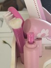 Melissa   Doug Wooden Beauty Salon Play Set With Vanity And Accessories  18 Pcs 