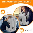 Inflatable Travel Pillow - Airplane Pillow For Neck Support On Long Flights  Bus
