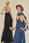 Vtg Vogue Givenchy Dress And Cape Pattern Ca 1975  S12 b34  Cut  Hard To Find 