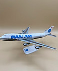 Herpa 614153  Pan Am Boeing 747-100 N741pa  Desk Top  1 250 Model Airplane  New