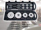 Adjustable Weight To 110lbs Cast Iron Dumbbell Barbell Set Home Gym Work Out 
