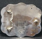 Xg29152 Vintage 1994   cowboy Roping Calf   Rodeo Trophy Silver Belt Buckle
