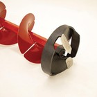 Eskimo 35400 Pistol Bit 6  Drill Adaptive Ice Auger Weighs Only 3 2 Pounds red