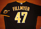 San Diego Padres Heath Fillmyer 2022 Game Used Worn Road Jersey  kc Royals 