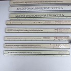 Vintage Keuffel   Esser K e Leroy Lettering Set Drafting Kit In Wood Case Box 