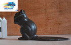 Door Stopper  Cast Iron Security Door Stop Gate Wedge Door Holder  Decorative Vi