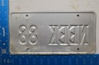 Virginia Vanity License Plate Tag Nico Nika Nick Monique 1988 Race Car Neek 88
