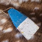 Wood Lobster Trap Buoy Float Wooden Nautical Beach Boat House Decor Fishing Camp