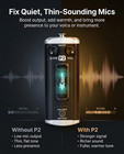 P2 In-line Tube Microphone Preamp   Booster With Nutube  Up To 40 Db Gain  Balan