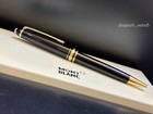 Montblanc Meisterstuck Black Classique Ballpoint Pen 164 Gold Finish-new Box