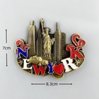 New York  Usa Tourist Souvenir 3d Metal Fridge Magnet Gift Idea
