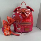 Loungefly Disney Minnie Mouse Aulani Coral Mini Backpack And Ears Set