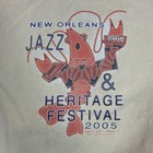 Vintage 2005 New Orleans Jazz   Heritage Festival T-shirt Delta Tan Mens L
