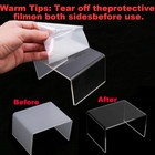 6 Pcs Acrylic Risers For Display  Acrylic Display Riser  Clear Display Stands Fo