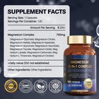 New   1-3 Pack Magnesium Complex 700mg 12 In 1 Magnesium Supplement - 120 Counts- 