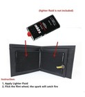 Magic Trick Fire Flaming Wallet Leather Street Show Close Up Magic No Fluid Inc
