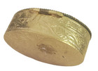 Vintage Estate Micro Mosaic Oval Pill Box Italian Multicolor Florals