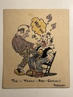 The Yanks Are Coming Wwii Propaganda Anti-german Comic Cartoon Card Help Gug