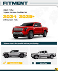 260lbs Aluminum Roof Rack Cross Bars Fit For 2024 2025 2026 Toyota Tacoma