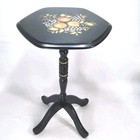 Vtg Hitchcock Candle Side Tilt Table Tea Stand Colonial Farmhouse Americana