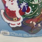 Design Works Felt Christmas Stocking Craft Kit Santa Clause Tree 5083 Holiday