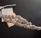 Silver Rhinestone Crystal Bridal Headband Tiara  Metal Hair Accessory Tr2575rs