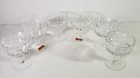 6 Poschinger Vintage Crystal Glasses Set  4 5 Inches Tall