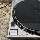       technics Turntable Sl-1200 Mk2 Quartz Direct-drive 33 45 Dj Silver Serviced      