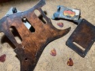 Custom Tooled Leather Pickguard Backplate Fit Fender Stratocaster Sss Hss Hsh Hh