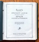 Spain   Colonies Used Scott Stamp Album  1850-1941   No Stamps