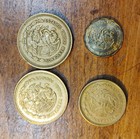 Mexican Coin Lot 4 Mixed Denominations  1000 100 Pesos 50 Centavos 1988-92