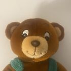 Vintage Corduroy 1996 Eden Toy Inc Plush Brown Green Overalls Teddy Bear 16 