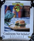Vintage Aquarium Fishbowl Reptile Zoo Med Veggie Burger 1990s Advertising Poster