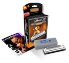 Hohner Special 20 Progressive C With Mini Harmonica Necklace And Polish Cloth