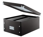 Snap-n-store Cd Storage Box - Pack Of 1 2 - Durable Disc Holder 2 Pack  Black