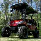 Yamaha Drive2  17-up  Tinted Vented Fold Down Golf Cart Windshield - Us Made