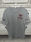 Tampa Bay Buccaneers Nike Player Issue Tee Shirt   5 Men s Gray Large