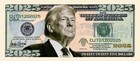 Pack Of 25 Donald Trump Maga 2025 Presidential Dollar Bills Novelty Money