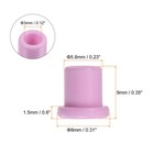 50pcs Take Up Lever Thread Eyelet 5 8x9x3mm Ceramic Fit For Embroidery Machine