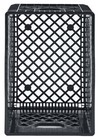 24qt Plastic Heavy-duty Milk Crate  Black