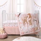  3 Piece Baby Crib Bedding Set For Girls - Newborn  Infant   Toddler Nursery 