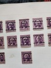 21 George Washington Us Stamps Special Pre Cancels  Inverted   Gum Worn  Unused