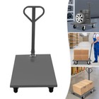Industrial Flat Dolly Cart Heavy Duty Cart Flatbed Hand Truck 2000 Lbs Load