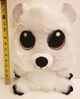 Goffa Plush White Bear 14  Big Eyes Cuddly Stuffed Animal Toy Cute Teddy Bear 