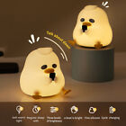 Led Duck Night Light Dimmable Nursery Silicone Rechargeable Bedside Touch Lamp
