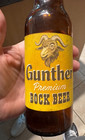 Vintage Gunther Bock Beer 12 Oz Glass Bottle Label - Neck Baltimore Mi