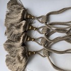 Set Of 4 Xl Vintage French Style Curtain Tassels Tie Backs Gold   