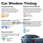 20 x10ft Uncut Roll Window Mirror Silver Chrome Tint Film Car Home Office Glass