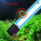 Aquarium Uv Clean Light Submersible Waterproof Water Clean Lamp For Fish Tank